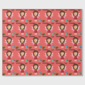 魔法の妖精魔法ピクシー新しいおもしろいキッズギフト ラッピングペーパー (フラット)