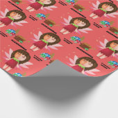 魔法の妖精魔法ピクシー新しいおもしろいキッズギフト ラッピングペーパー (角)