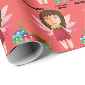 魔法の妖精魔法ピクシー新しいおもしろいキッズギフト ラッピングペーパー (ロールコーナー)