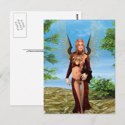 魔法の妖精 ポストカード (正面/裏面)