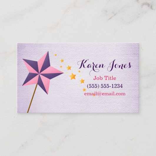 魔法の妖精 名刺 (正面)