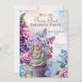 魔法の妖精 Save Date パーティー招待状 招待状 (裏面)