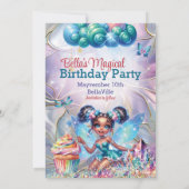 魔法の妖精 Save the Date カード (裏面)