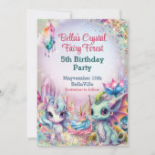 魔法の妖精 Save the Date カード (裏面)