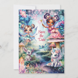 魔法の妖精 Save the Date カード