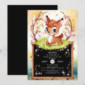 魔法の子供たちのフォーンの誕生日 招待状 (正面/裏面)