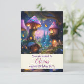 魔法の子供の誕生日招待 招待状 (スタンド正面)