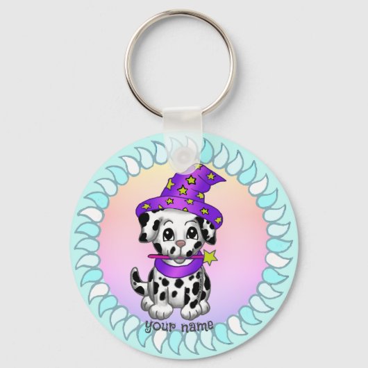 魔法の子犬のキーチェーン キーホルダー (正面)