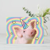 魔法の子豚ユニコーン 招待状 (スタンド正面)