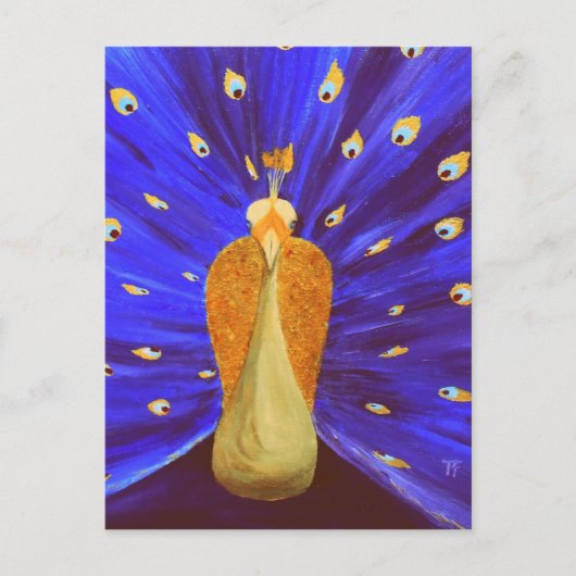 魔法の孔雀 ポストカード (正面)