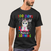 魔法の学校の100学日Unicorn 100 Da Tシャツ (正面)