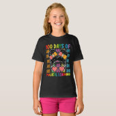 魔法の学習100日間のメッシー・バン・スクール Tシャツ (正面フル)