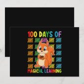 魔法の学習 100日間 スクール・オブ・スクイール 招待状 (正面/裏面)