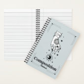 魔法の宇宙の手と三日月 ノートブック (内側)