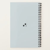 魔法の宇宙の手と三日月 ノートブック (裏面)