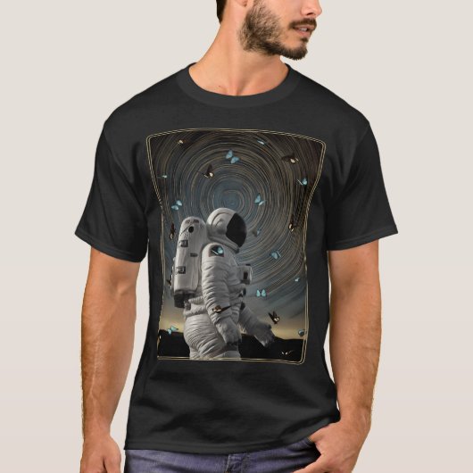 魔法の宇宙を探索する Tシャツ (正面)