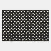 魔法の宇宙ブラック ラッピングペーパーシート (正面3)