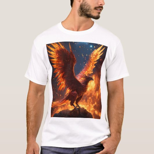 魔法の宇宙引用文Tシャツ – Mystical Tattoo A Tシャツ (正面)