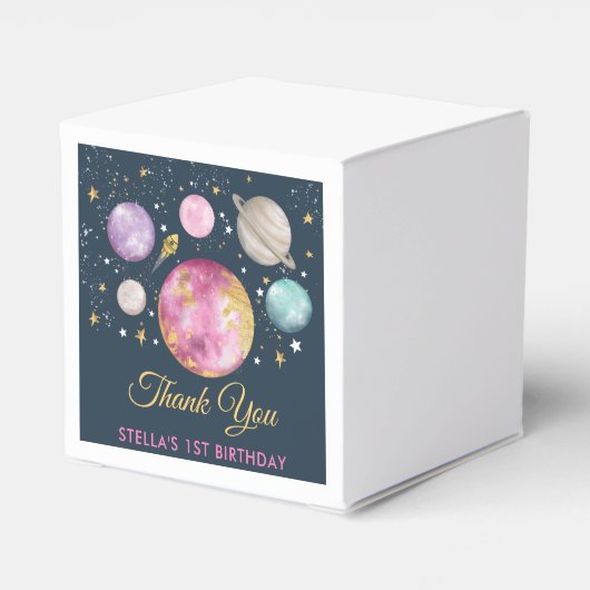 魔法の宇宙最初のトリップのまわりにサン誕生日 フェイバーボックス (裏面サイド)