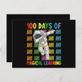 魔法の宇宙飛行士学学校の100日 ポストカード (正面/裏面)