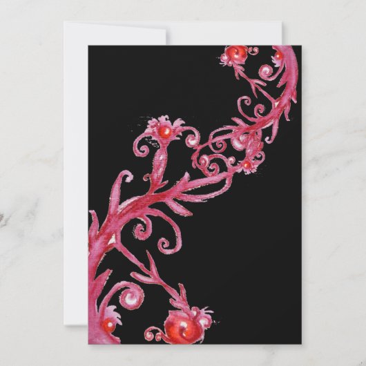 魔法の実, 赤黒 招待状 (正面)