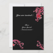 魔法の実, 赤黒 招待状 (裏面)