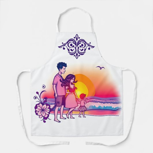 魔法の家族 エプロン (正面)