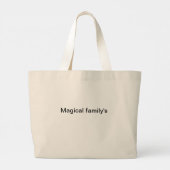 魔法の家族 ラージトートバッグ (裏面)