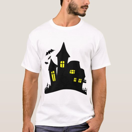 魔法の家 心霊ハロウィン Tシャツ (正面)