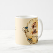 魔法の小さな女の子読は本だ コーヒーマグカップ (正面右)