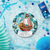 魔法の小さな海賊の赤ちゃんシャワー ペーパープレート (パーティー)