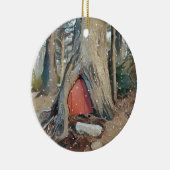 魔法の小妖精や小人の家 セラミックオーナメント (右)