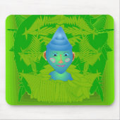 魔法の小妖精や小人アシスタント付きmaigiclMJouspad マウスパッド (正面)