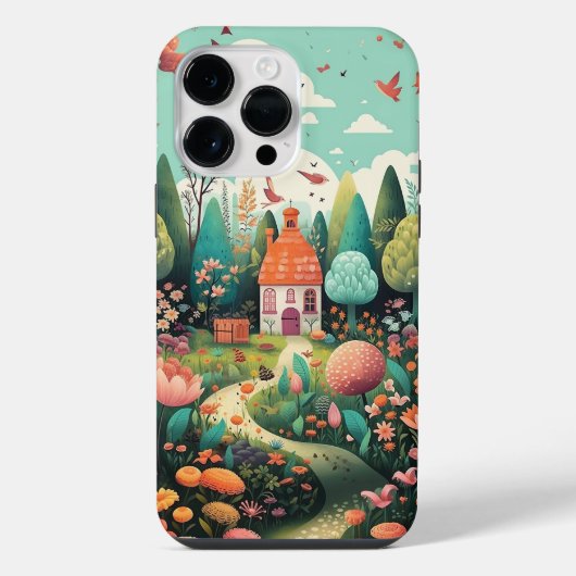 魔法の小屋 iPhoneケース (裏面)