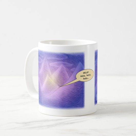 魔法の山のコーヒーマグ コーヒーマグカップ (正面左)
