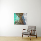 魔法の川ソチャ曇り秋の日スロベニア タペストリー (インサイチュ(横))