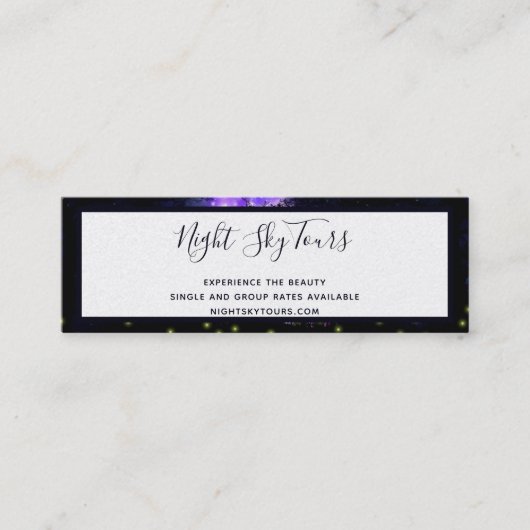 魔法の川ミニ名刺 スキニー名刺 (正面)