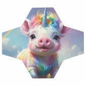 「魔法の巣穴：虹の一角豚」 サッカーボール (フラット)