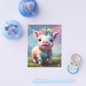 「魔法の巣穴：虹の一角豚」 チラシ (シングル)