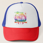 魔法の帆走船のトラック帽 キャップ (正面)