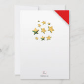 魔法の帽子のパーティの招待状 招待状 (裏面)