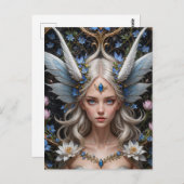 魔法の平和の妖精 ポストカード (正面/裏面)