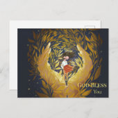 魔法の幼少期の神は、カスタマイズ可能な ポストカード (正面/裏面)