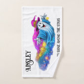 魔法の幽霊と星 バスタオルセット (ハンドタオル)