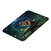 魔法の庭でのかわいいチムンク マグネット (左側)