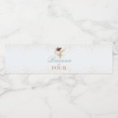 魔法の庭の妖精の水ボトルラベル ペットボトルラベル (シングルラベル)