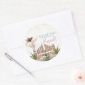 魔法の庭の妖精シール ラウンドシール (封筒)