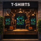 魔法の庭の月夜のカエルTシャツ Tシャツ
