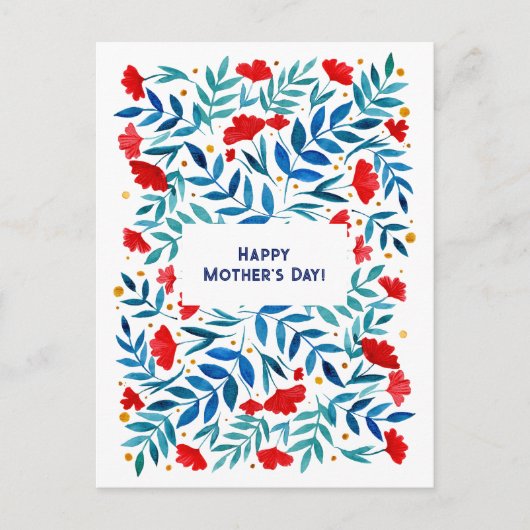 魔法の庭の母の日 シーズンポストカード (正面)