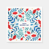 魔法の庭の母の日 スタンダードカクテルナプキン (正面)